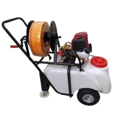 POWER SPRAYER WITH TROLLYON WHEELS 4STROKE (50L TANK